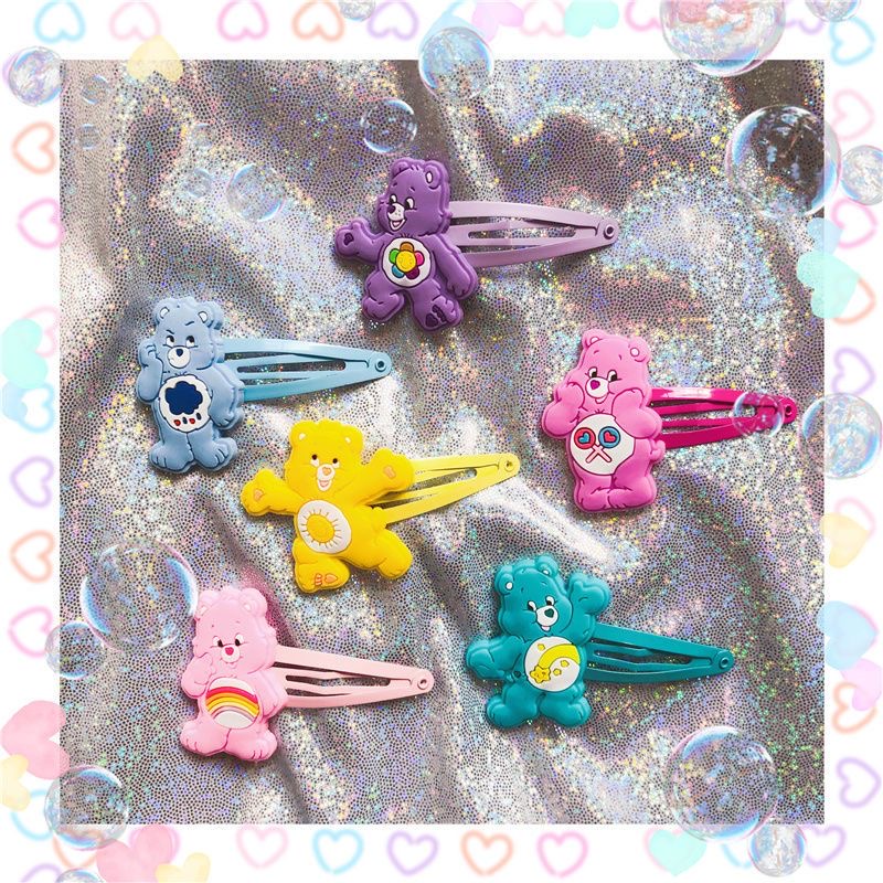 Hair Care Zinc - Care Bears Cartoon Haarclips Set, Schattige