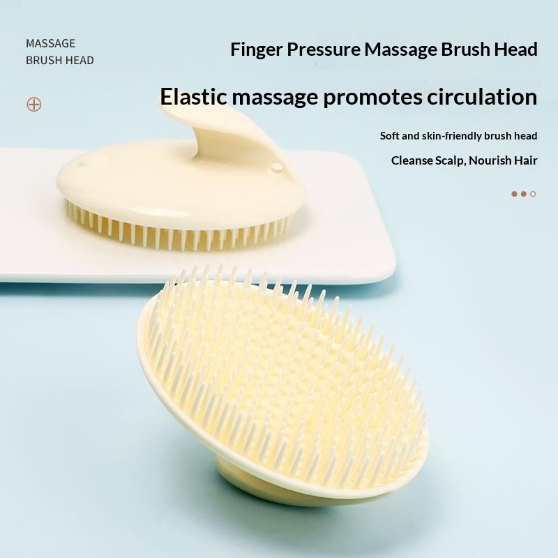 Hair Care Salon - Zachte siliconen hoofdmassageborstel, shampoo borstel voor
