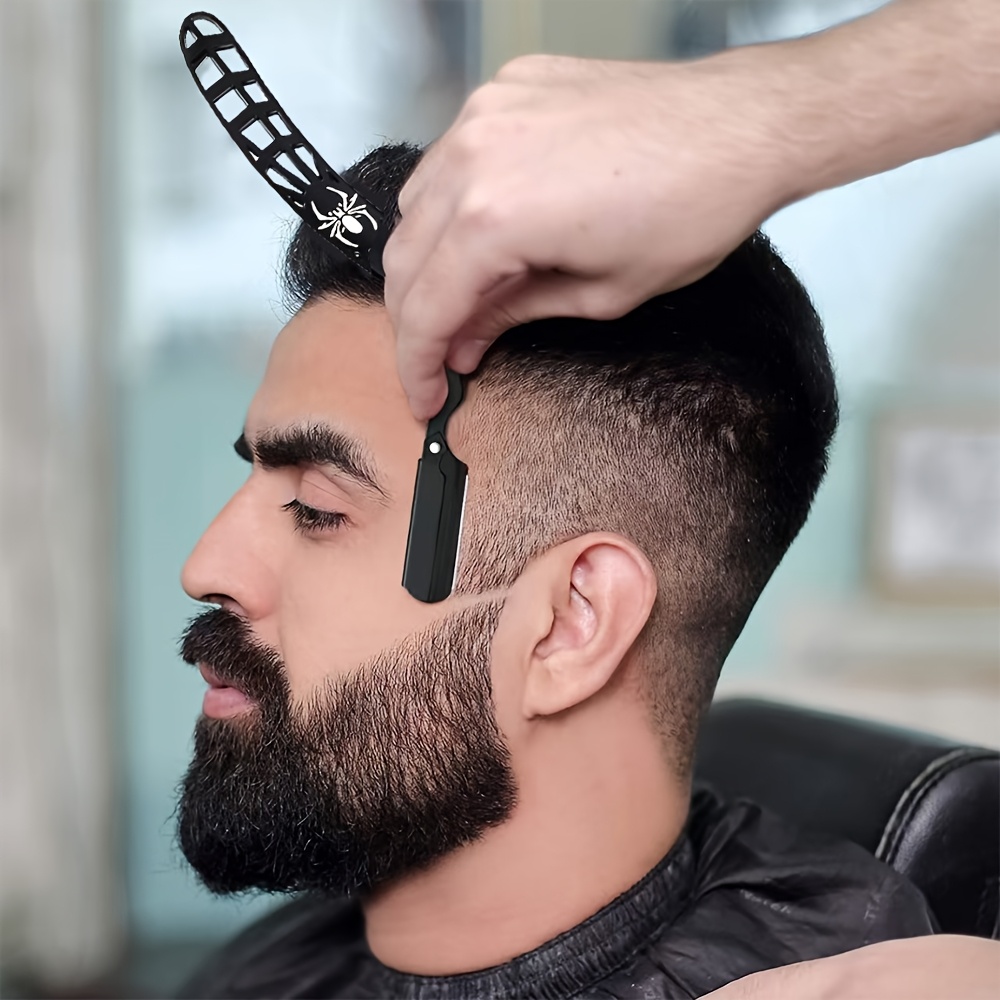 Hair Care Zinc - Opvouwbaar handmatig scheermes, holle spin van