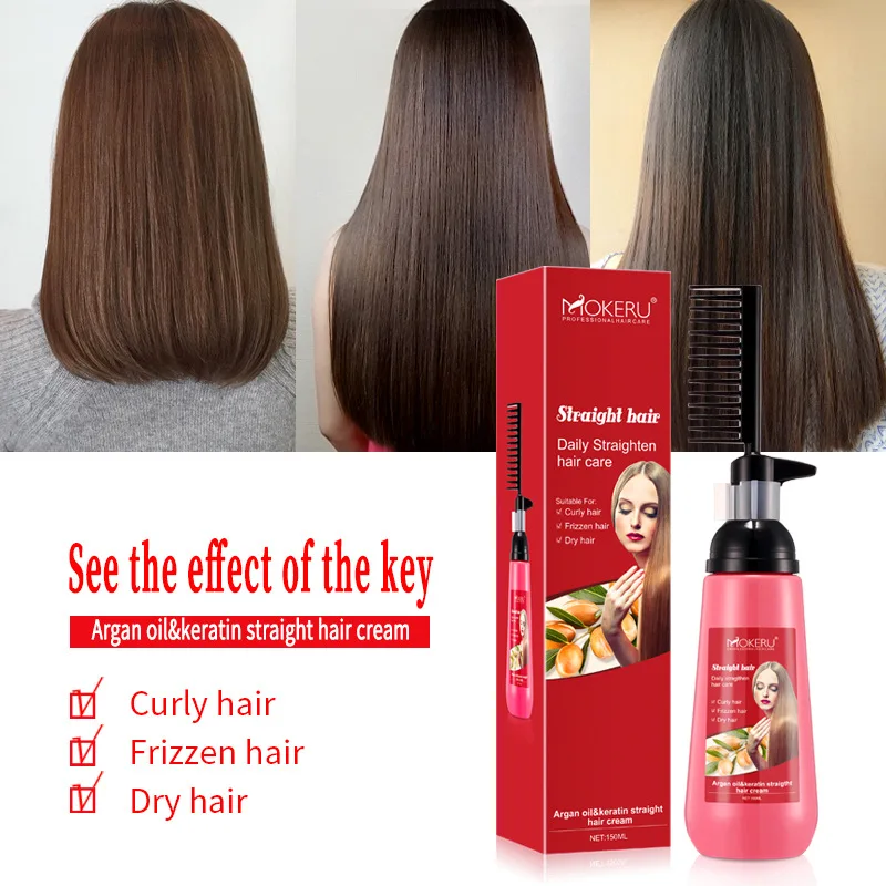 Hair Care Herbal - Stijltang Crème Kruidenkeratine Steil Haar Crème