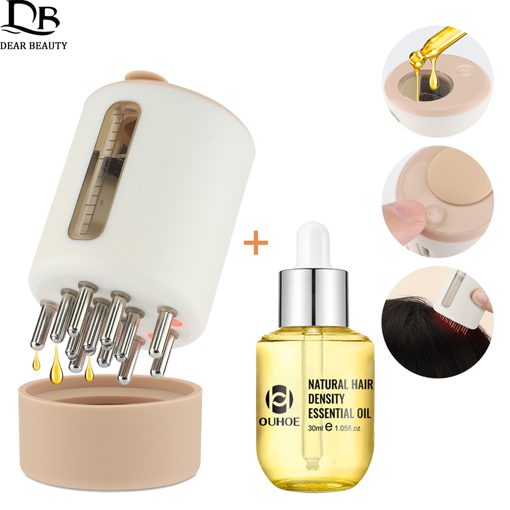 Hair Care Essence - Elektrische Trillingen Hoofd Massage Kam 30Ml