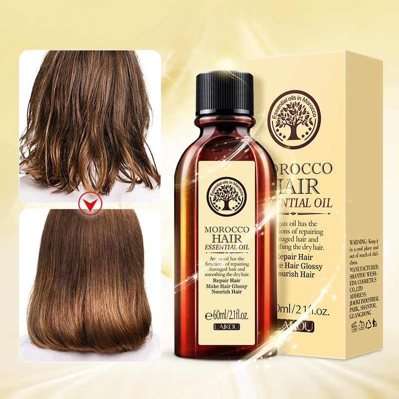 Argan Oil Treatment - 60ML Haarverzorging Marokkaanse pure arganolie Haaretherische