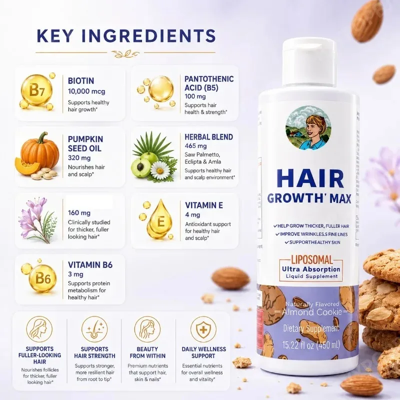 Haar groei MAX Liposomale beha - Hair Care Vitamin recensie en prijs