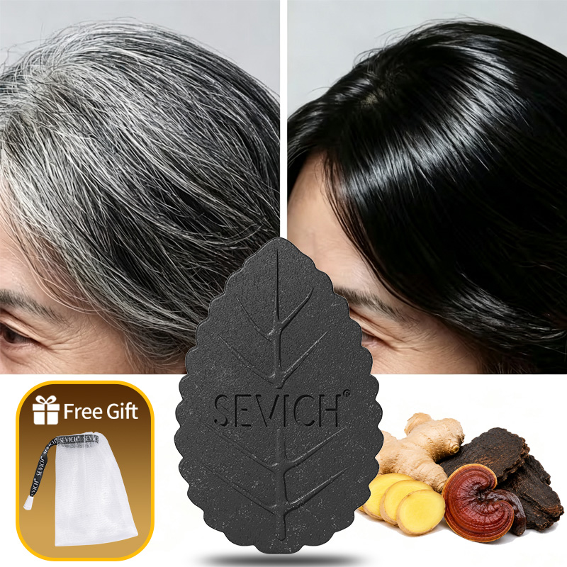 Zwarte Shampoo Zeep Reep Grijs - Hair Care Herbal recensie en prijs